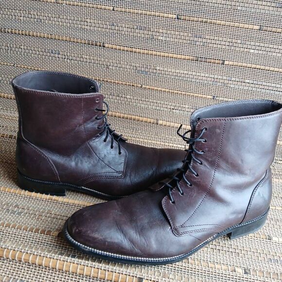 Mens Cole Haan Brown Leather Williams Boot Size 8.5 main image 10